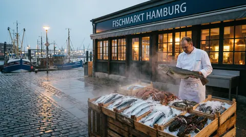 Frisch vom Fischmarkt: Das Geheimnis einer Hamburger Küche